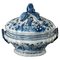 Blue and White Delft Chinoiserie Tureen, 1750s, Image 1