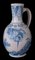 Blue and White Delft Chinoiserie Wine Jug, 1600s, Image 2