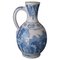 Blue and White Delft Chinoiserie Wine Jug, 1600s 1