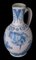 Blue and White Delft Chinoiserie Wine Jug, 1600s 5