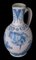 Blue and White Delft Chinoiserie Wine Jug, 1600s, Image 5