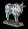 Delft Polychrome Cow, 1760s 4