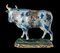 Delft Polychrome Cow, 1760s 2