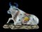 Polychrome Reclining Cows, 1760s, Set of 2 4