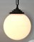 Opaline Shade Pendant Lamp, Netherlands, 1930s 7