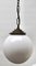 Opaline Shade Pendant Lamp, Netherlands, 1930s 8