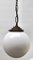 Opaline Shade Pendant Lamp, Netherlands, 1930s, Image 8