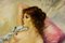 Raffaele Fiore, Desnudo, óleo sobre lienzo, enmarcado, Imagen 2