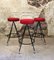 Habana Cocktail Bar & High Stools from Ferrocolor Hermanos Vidal S.A, Spain, 1960s, Set of 4, Image 4
