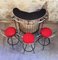 Habana Cocktail Bar & High Stools from Ferrocolor Hermanos Vidal S.A, Spain, 1960s, Set of 4 14