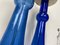 Large Blue Glass Lamps from Holmegaard, Denmark, 1960s, Set of 2, Image 7