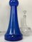 Large Blue Glass Lamps from Holmegaard, Denmark, 1960s, Set of 2, Image 9