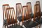 Danish Wood & Leather Dining Chairs by Niels Koefoed for Koefoeds Møbelfabrik, Set of 12, Image 7