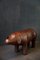 Mid-Century Leather Pig Figurine by Dimitri Omersa, 1960, Image 1