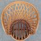 Italian Barn Bamboo Chair, 1950s 9