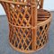 Italian Barn Bamboo Chair, 1950s 5
