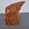 Italian Barn Bamboo Chair, 1950s 2