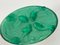 Art Deco Tablett aus grünem Glas von Verlys France 2