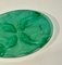Art Deco Tablett aus grünem Glas von Verlys France 4