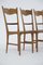 Vintage Chairs in Wood by Ico Parisi, 1950s, Set of 6 7