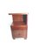 Art Deco Modernist Mahogany Speckeled Bedside Tables, Set of 2, Image 2