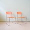 Orange Spaghetti Chairs by Giandomenico Belotti for Alias, 1980s, Set of 2 10