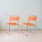 Orange Spaghetti Chairs by Giandomenico Belotti for Alias, 1980s, Set of 2 6
