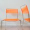 Chaises Spaghetti Orange par Giandomenico Belotti pour Alias, 1980s, Set de 2 12