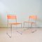 Orange Spaghetti Chairs by Giandomenico Belotti for Alias, 1980s, Set of 2 1