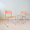 Orange Spaghetti Chairs by Giandomenico Belotti for Alias, 1980s, Set of 2, Image 1