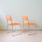 Orange Spaghetti Chairs by Giandomenico Belotti for Alias, 1980s, Set of 2 8