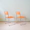 Orange Spaghetti Chairs by Giandomenico Belotti for Alias, 1980s, Set of 2, Image 8