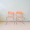 Orange Spaghetti Chairs by Giandomenico Belotti for Alias, 1980s, Set of 2 3