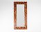 Italian Olive Wood Marquetry & Brass Mirror by Sandro Petti, 1970 1