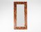 Italian Olive Wood Marquetry & Brass Mirror by Sandro Petti, 1970, Image 1