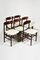 Vintage Italian Rosewood Dining Chairs, 1960s, Set of 6 1