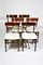 Vintage Italian Rosewood Dining Chairs, 1960s, Set of 6 2