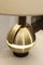 Goldene postmoderne Vintage Aluminium Lampe, 1970er 4