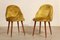 Mustard Yellow Wooden Chairs, 1950, Set of 2 1