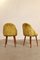 Chaises en Bois Jaune Moutarde, 1950, Set de 2 5