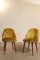 Mustard Yellow Wooden Chairs, 1950, Set of 2 2