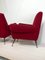 Mid-Century Red Armchairs by Gigi Radice for Minotti, Set of 2 8