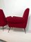 Rote Mid-Century Sessel von Gigi Radice für Minotti, 2er Set 8