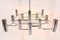 Mid-Century Modern Chrome Chandelier by Gaetano Sciolari for Boulanger, Image 5