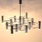 Mid-Century Modern Chrome Chandelier by Gaetano Sciolari for Boulanger 3