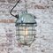 Lampes à Suspension Industrielles Vintage en Verre Transparent 4
