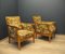 Art Deco Scandinavian Oak Armchairs, Set of 2 1