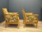 Art Deco Scandinavian Oak Armchairs, Set of 2 7