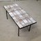 Enameled Ceramic Tile Coffee Table by Fagoterie, France, 1960, Image 1