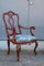 Sizilianische Sessel im Barockstil mit rotem Lack, 1930er, 2er Set 14